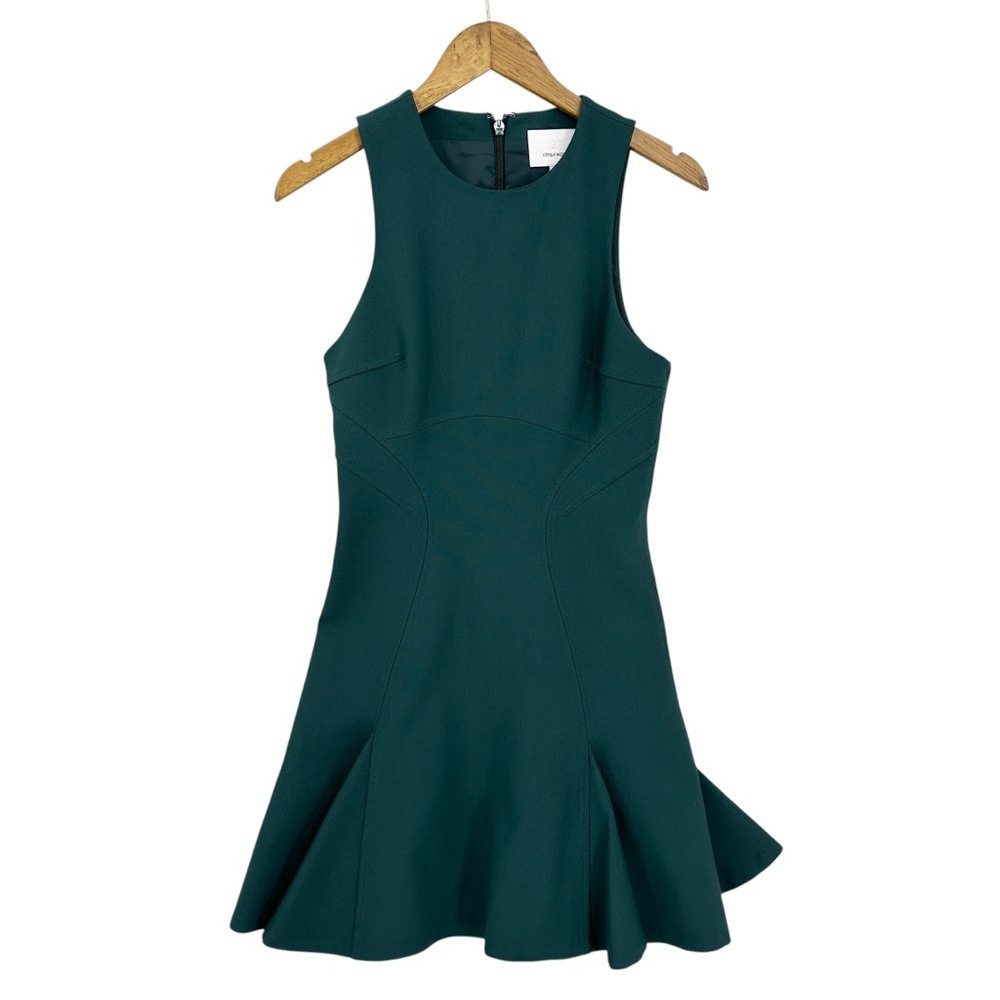 CINQ A SEPT Mini Dress Elizabeth Sleeveless Green